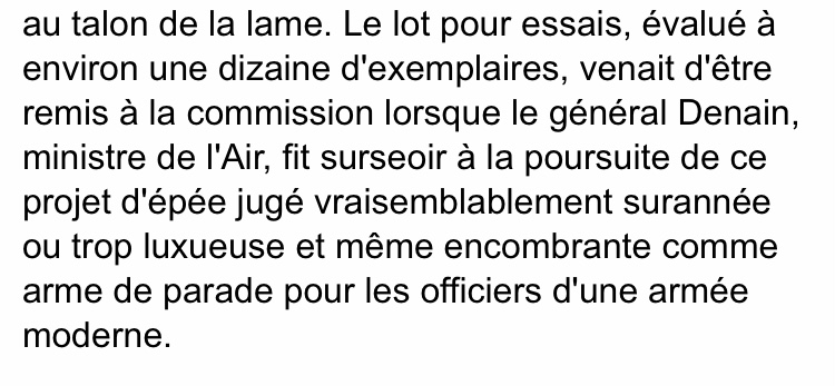 Suppression du sabre dans l'armée de terre 1689ae10