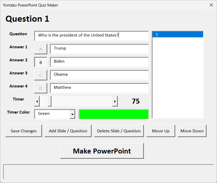 powerpoint - VOILA! One Click PowerPoint Quiz Maker (AKA: Yontaku PowerPoint Quiz Maker): Free Download Untitl14