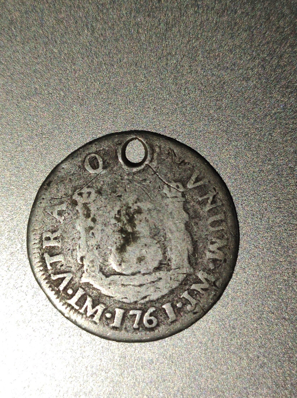 1 real de Lima de Carlos III de 1761 16676814