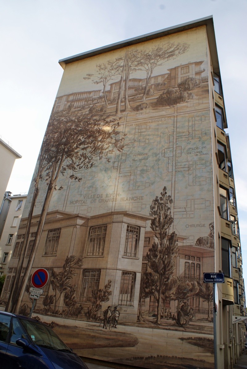 La cité idéale, en 25 fresques d'immeubles à Lyon. A105