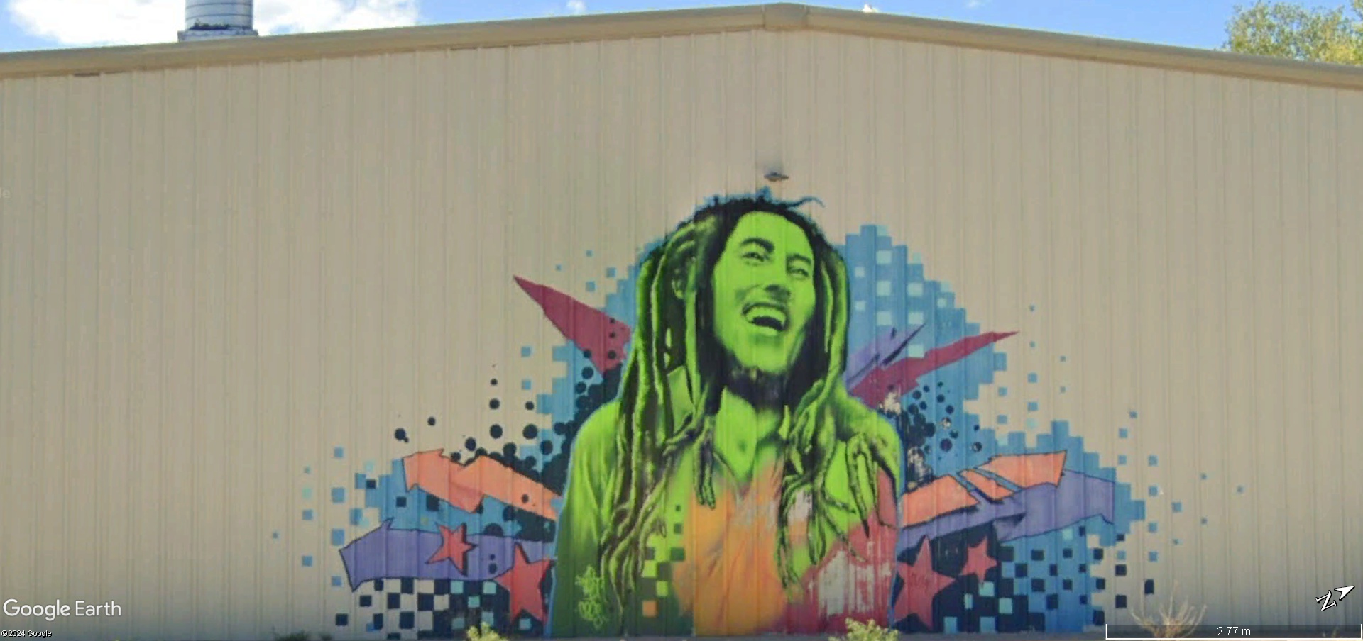 Bob Marley/  murals around the word. A106