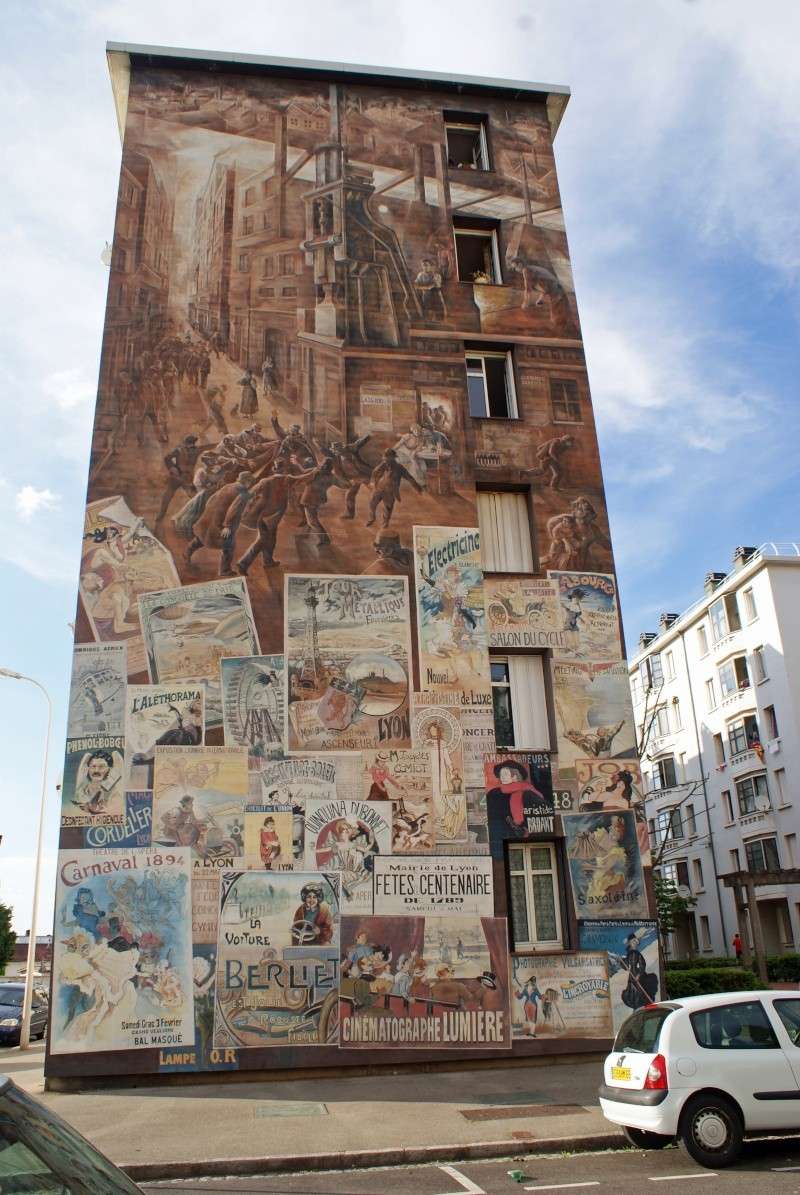 La cité idéale, en 25 fresques d'immeubles à Lyon. A113