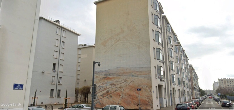 La cité idéale, en 25 fresques d'immeubles à Lyon. A119