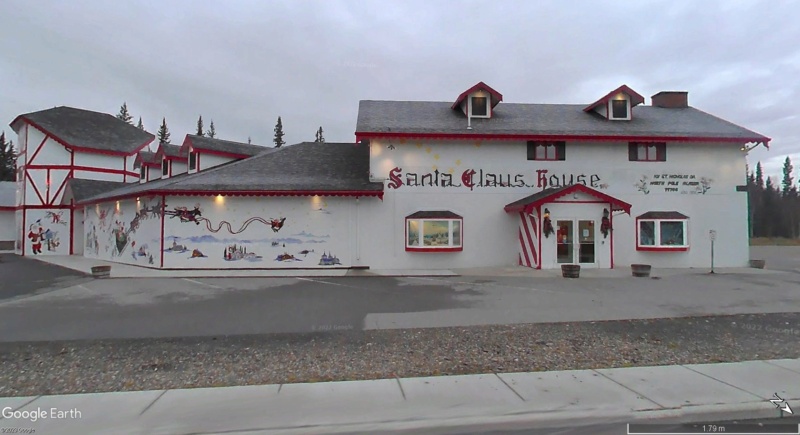 Pole Nord, ALASKA, USA: la maison du père Noel (boutique) A27