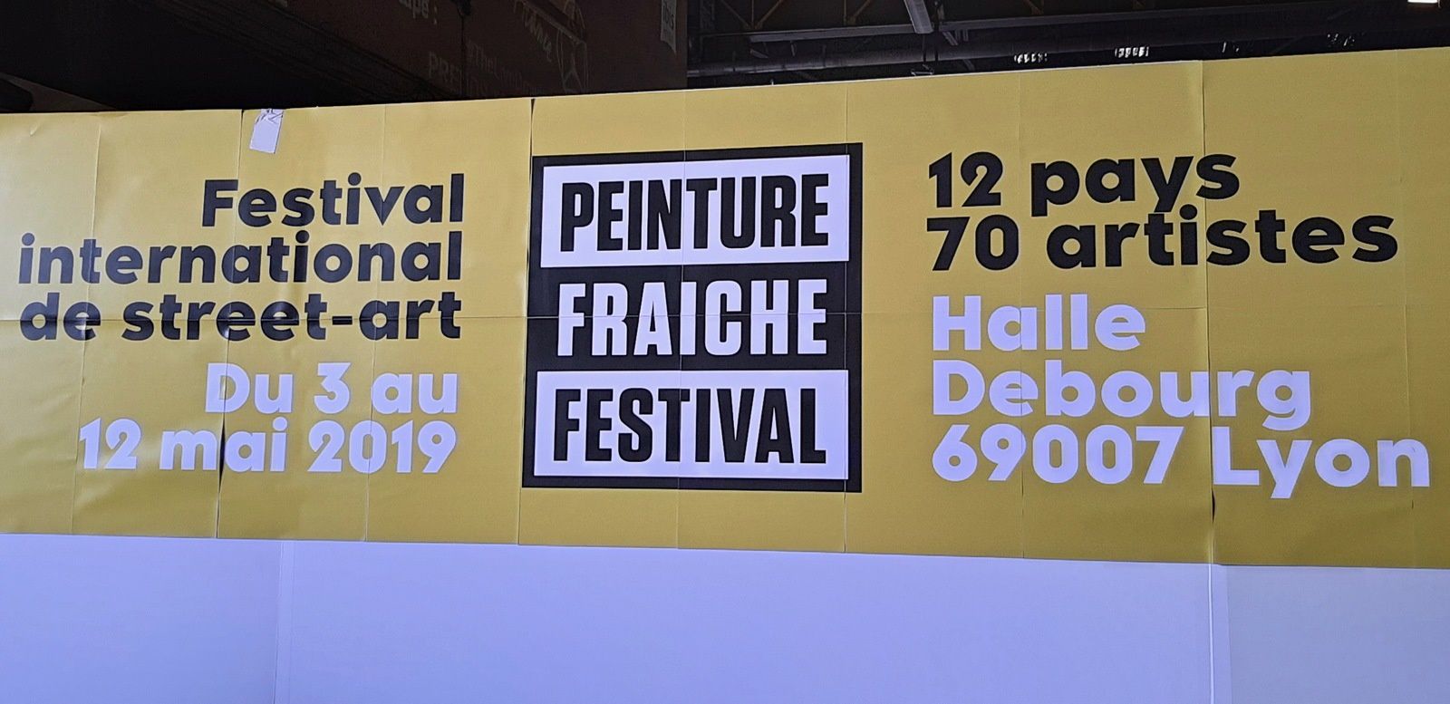 1ER Festival Peinture fraiche à Lyon, mai 2019. A274