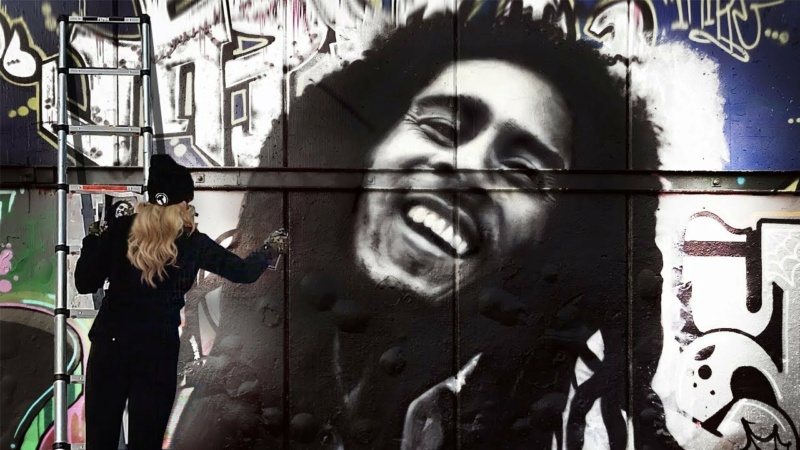 Bob Marley/  murals around the word. A321810