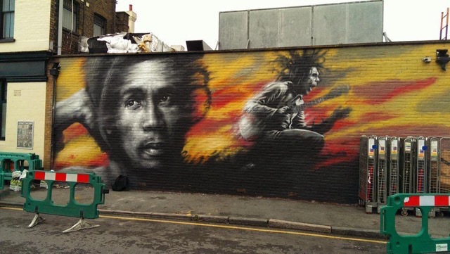 Bob Marley/  murals around the word. A323110