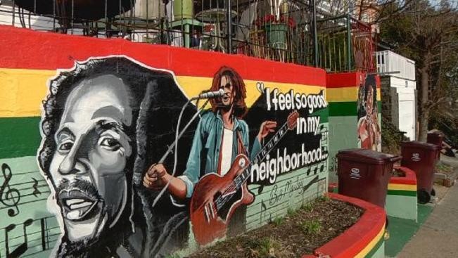 Bob Marley/  murals around the word. A324110