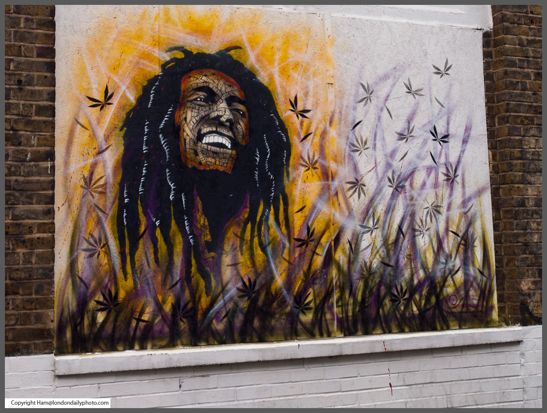 Bob Marley/  murals around the word. A337