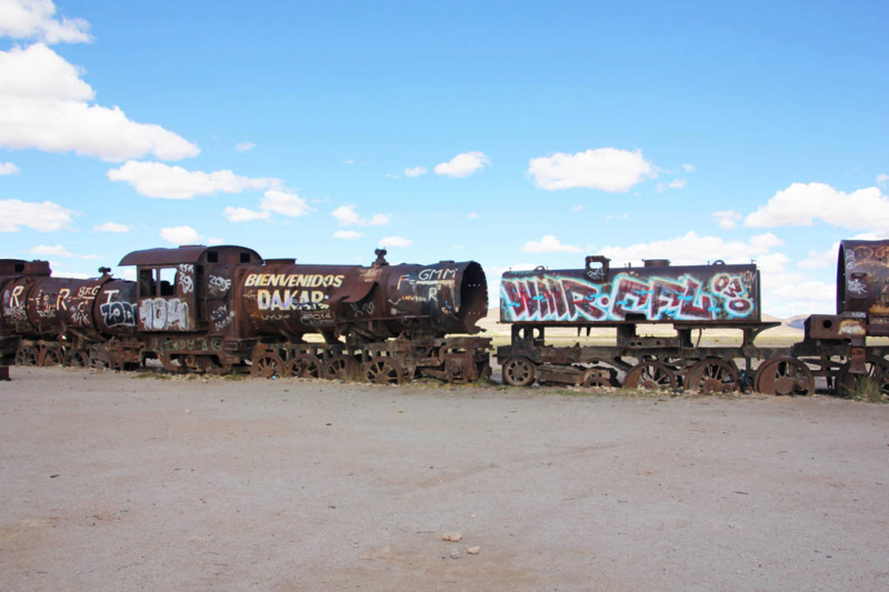Cimetière de trains , Bolivie A418
