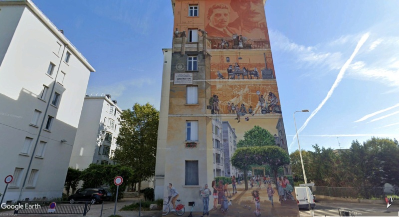 La cité idéale, en 25 fresques d'immeubles à Lyon. A52