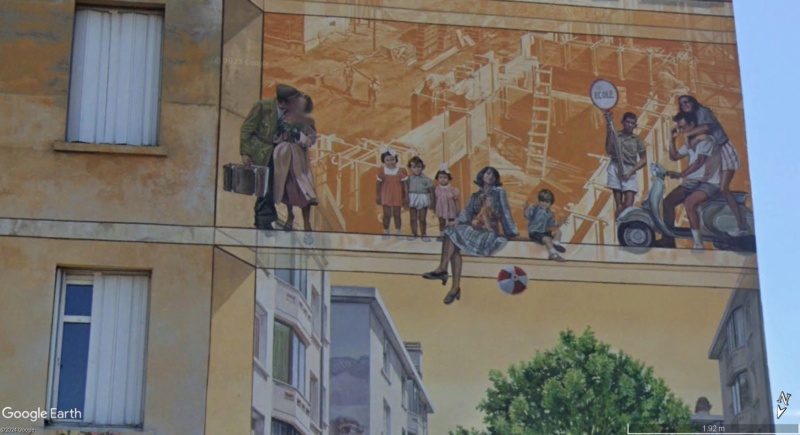 La cité idéale, en 25 fresques d'immeubles à Lyon. A54