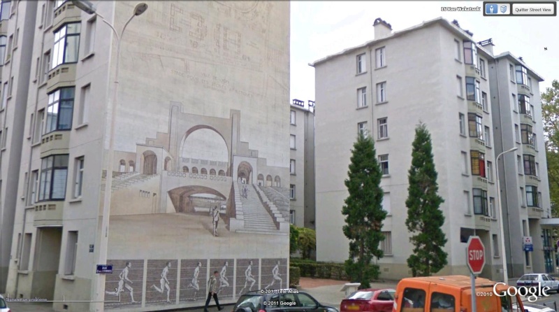 La cité idéale, en 25 fresques d'immeubles à Lyon. A58
