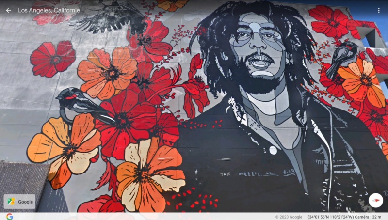 Bob Marley/  murals around the word. Screen11
