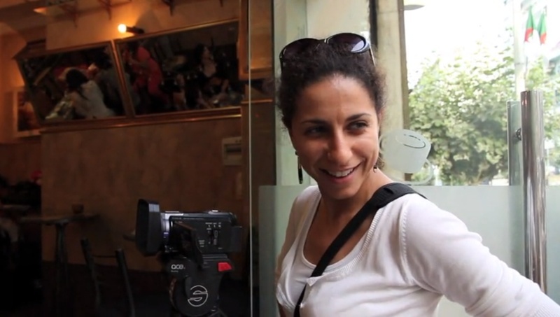 Amina Zoubir en tournage Amina-11