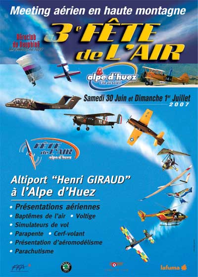 Fête de l'air huez (isere38) le 30 juin et 1er juillet Affich10