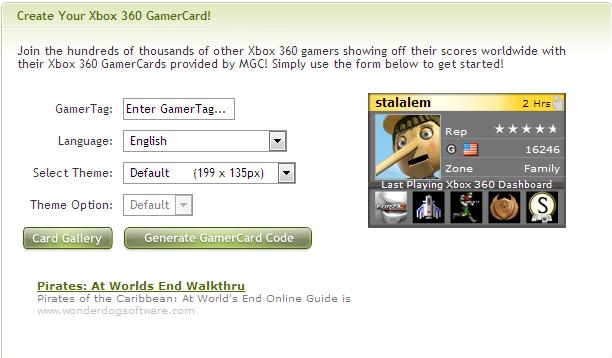 Tuto Comment mettre sa GameCard en signature Gamerc10