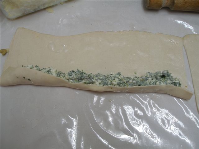 les feuilletes aux fromages et aux Epinards borekas P5201617