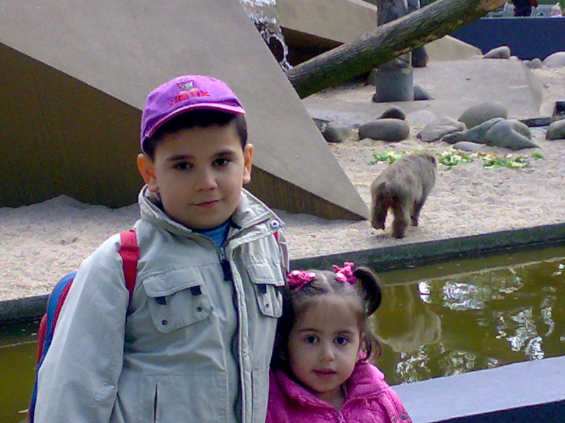021/19 NAMUK CINAR'IN COCUKLARI nida furkan çınar HAYVANAT BAHCESINDE. 20042012