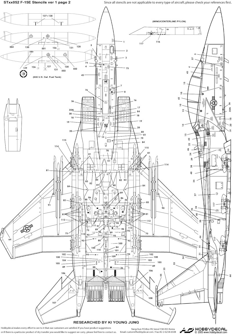 F15E STRIKE EAGLE  [Academy + add-on] 1/48 Decal-11