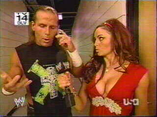 HHH & Stphanie vs HBK & Jeff Hardy & Erika Hbk_in12