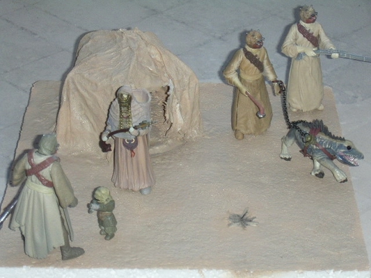 Maquette Camp des Hommes de Sables Tusken10