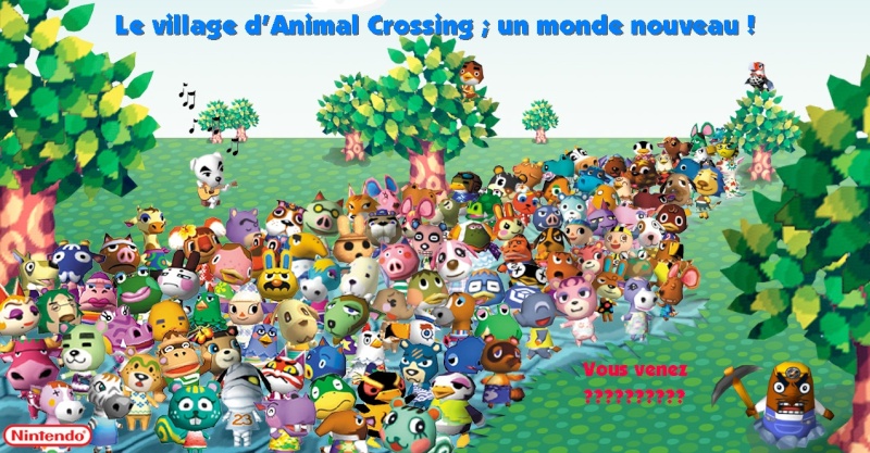 Le village d'Animal Crossing