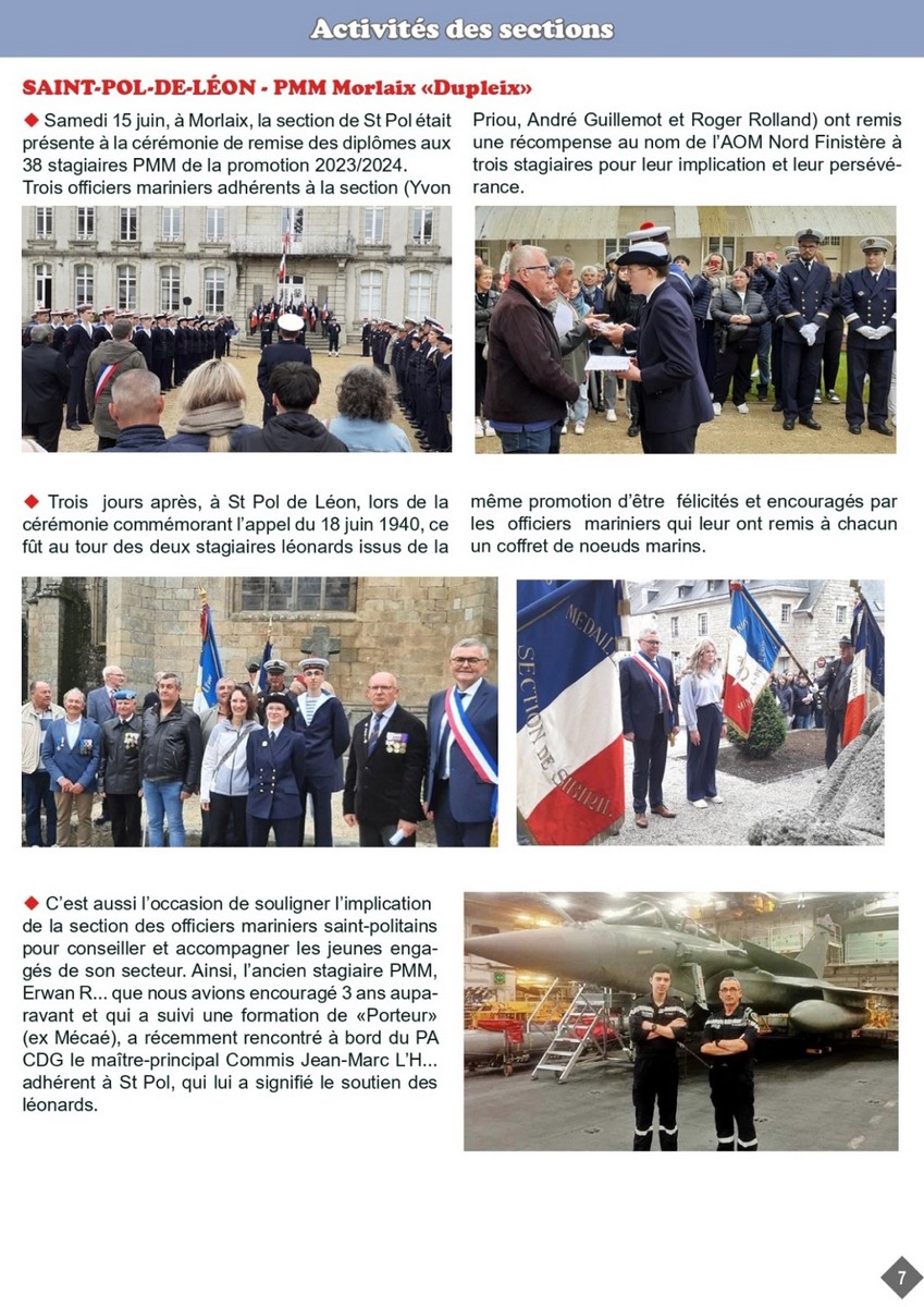 [ASSOCIATIONS ANCIENS MARINS] ASSOCIATION DES OFFICIERS MARINIERS DU NORD-FINISTERE - Page 2 Brassa19