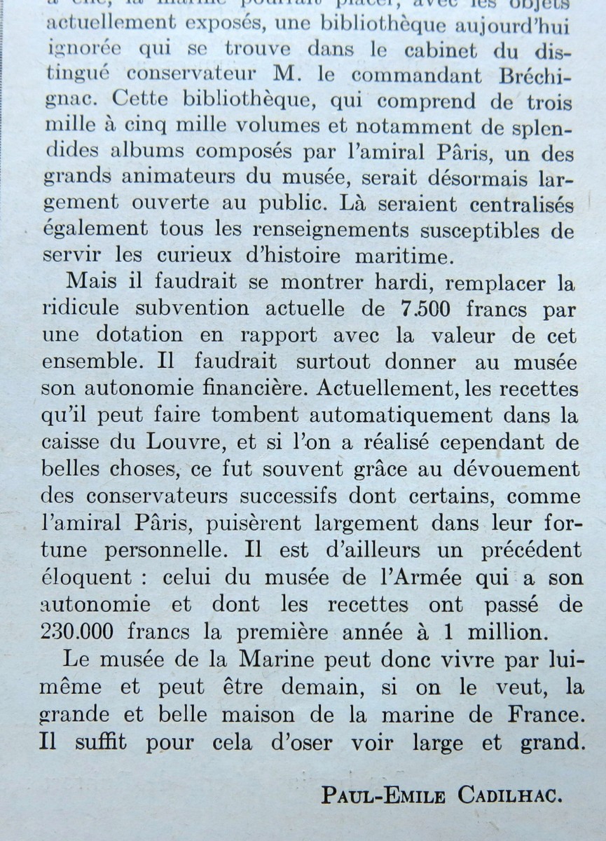 [Les musées en rapport avec la marine] Musée de la Marine à Paris - Page 5 Paugam49