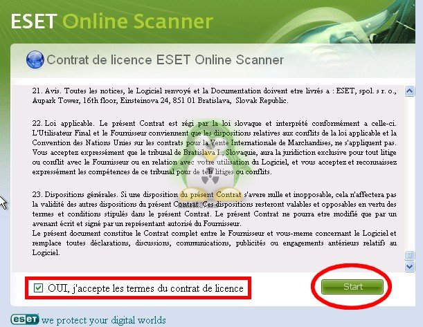 Tutorial ESET Online Scanner 2a10