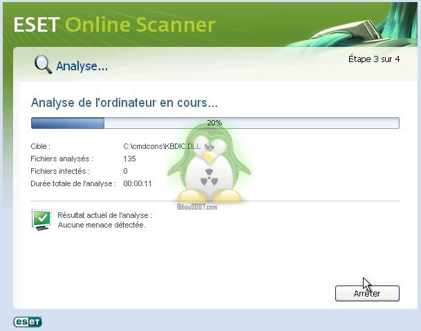 Tutorial ESET Online Scanner 7a10