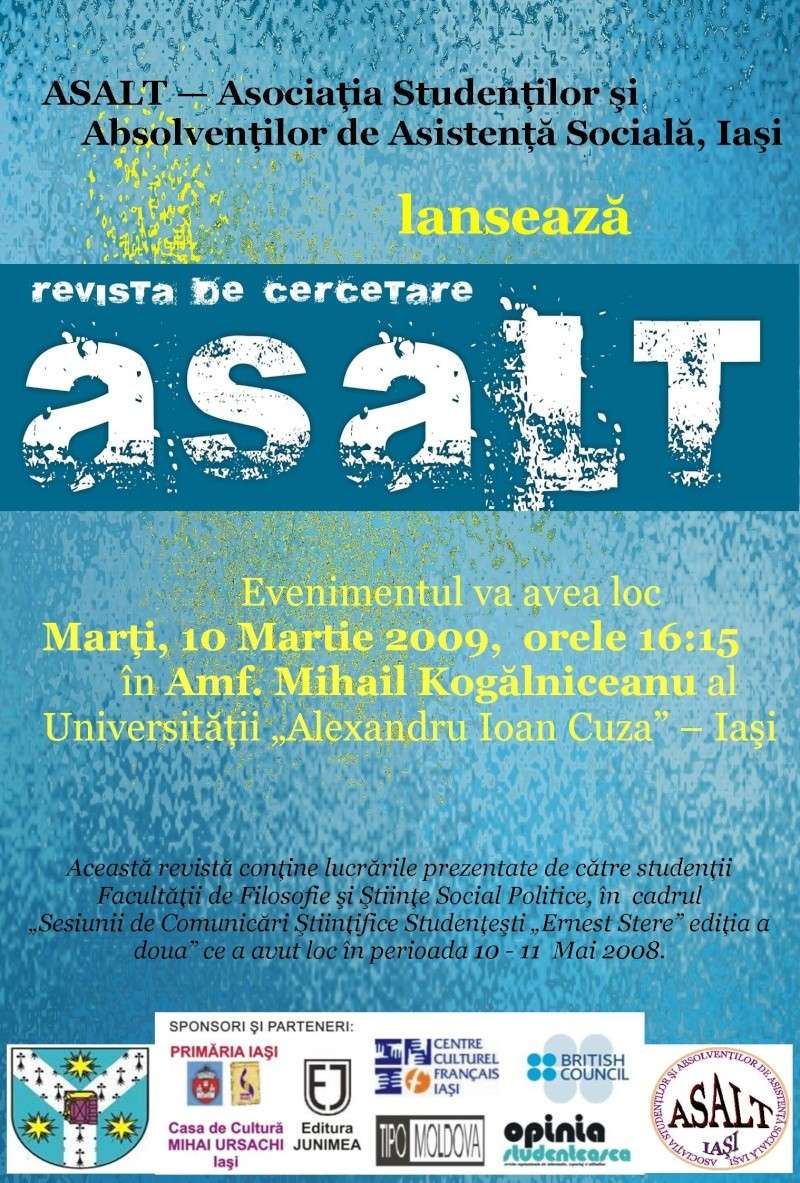 Revista de cercetare ASALT Afis_f10