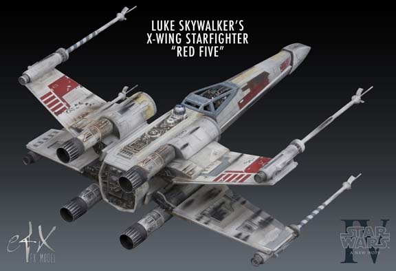 Vaisseau X-Wing Red 5 by EFX Collectible X-wing10