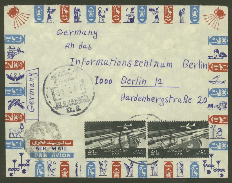 Ägypten - Briefe und andere Poststücke 1010