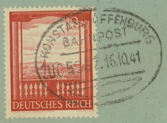 Bahnpoststempel des Deutschen Reiches Bahnpo11