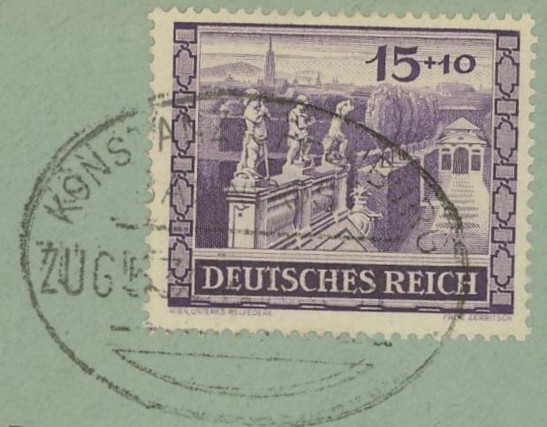Bahnpoststempel des Deutschen Reiches Bahnpo12