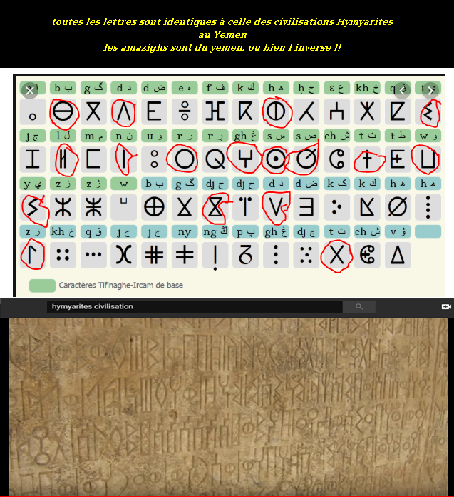 Le tifinagh est une langue amazigh ou mensonge? Te112