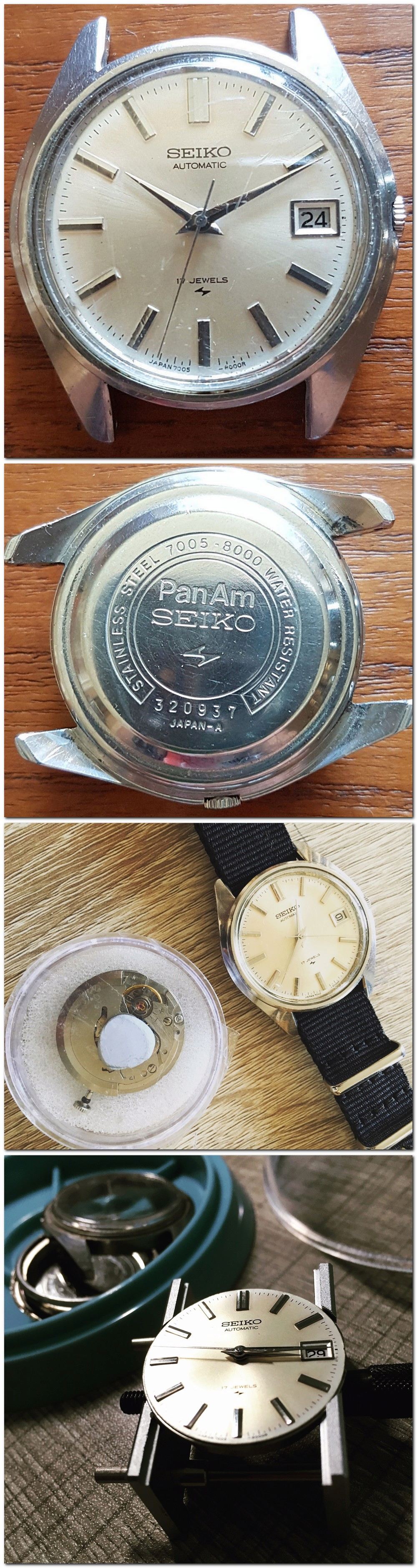 SEIKO & PanAm sur une 7005-8000 2018-110