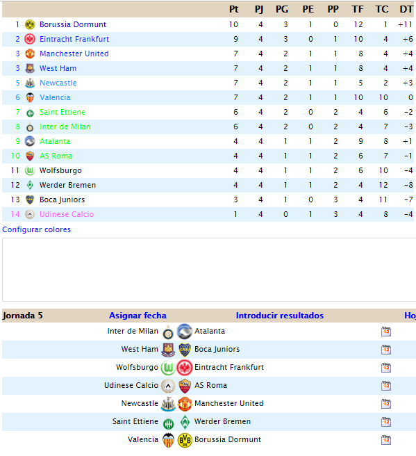 Clasificacion Jornada 4 Captur36