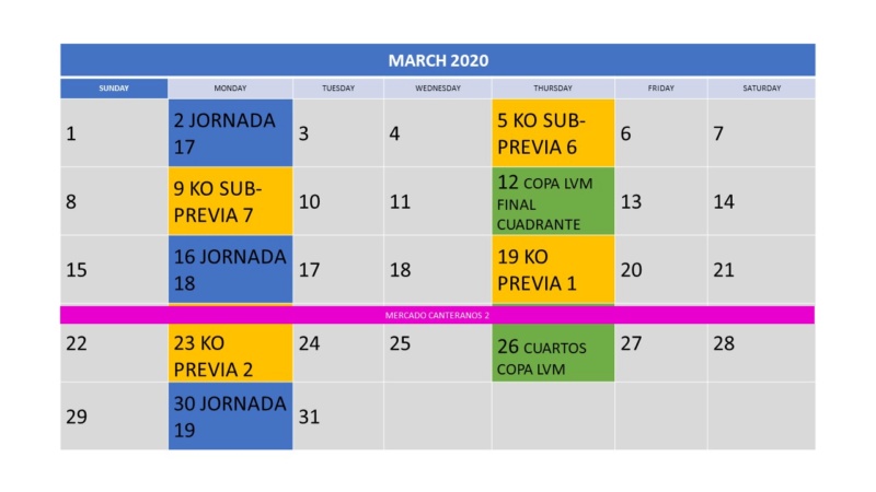 Calendario 2019/2020  Diapos13