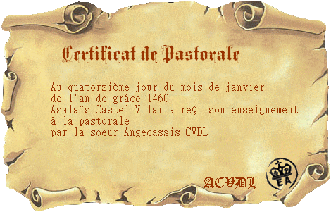  Liste des certificats /pastorales / Baptme / mariage  Certif13