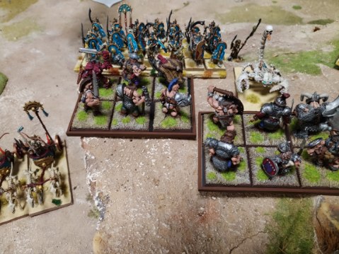 Warhammer the Old World Rois des tombes vs Ogres Nikoum18