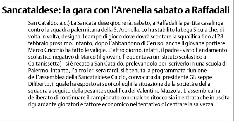 Campionato 14° giornata:Sancataldese - Sporting Arenella 3-0 Scvdfb10