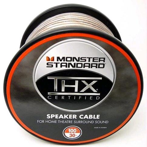 Monster® THX Speaker Cable, 100ft (New) Monste14