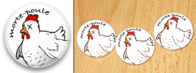 La poule crevée Badge-10