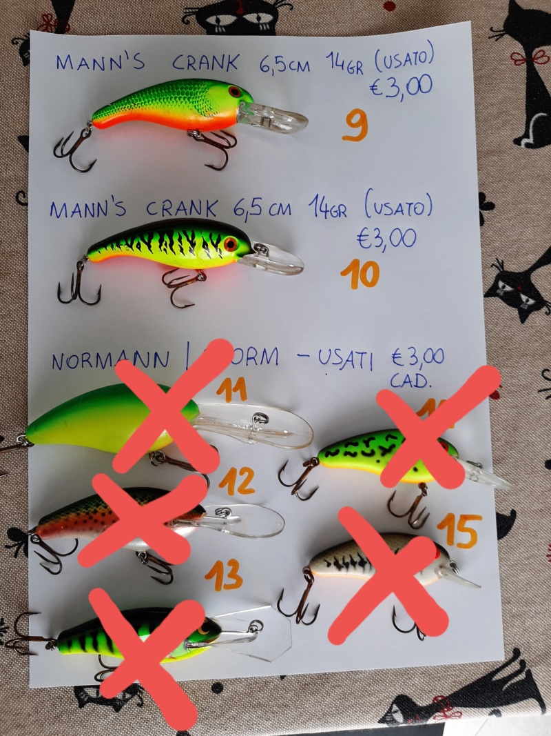 [Vendo]Minnow Real winner, rapala, ugly duckling, lucky craft e Mann's 20200438