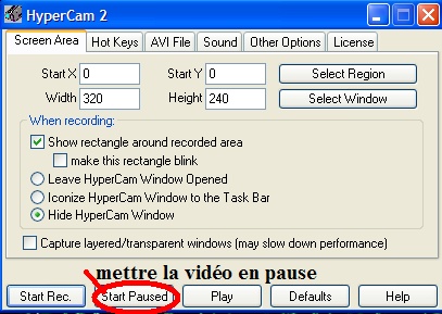 Tutoriel Vidéo - HyperCam T16_bm10