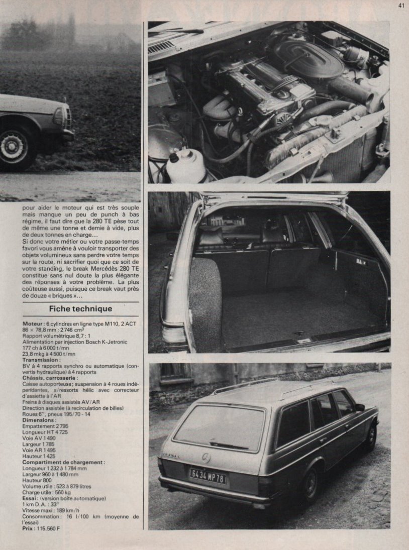 [Historique] La Mercedes Benz (W123) 1976-1985  Image-13