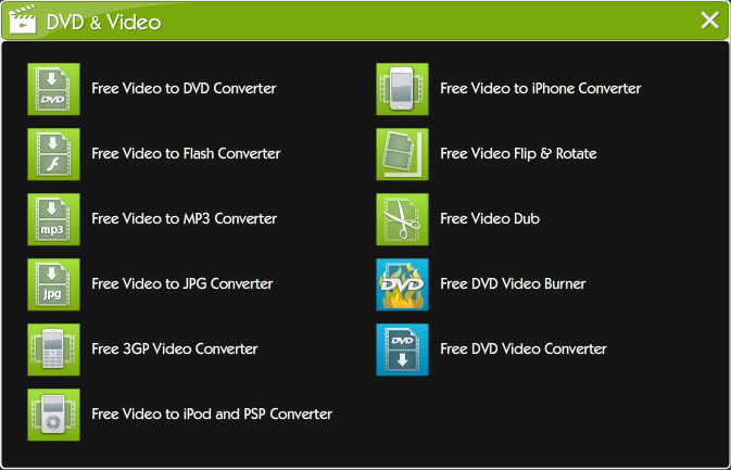 DVD Video Soft Free Studio 4.3.5.72 لتحويل امتدادات ملفات الفيديو والصوت Freest12