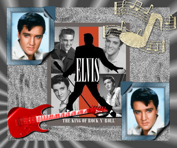 Elvis Presley (photo montage)   (Ninnenne) Cinama38